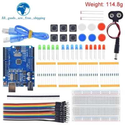 Basic Electronics Starter Kit mit UNO R3 Board Gehäuse kompatibel Arduino IDE