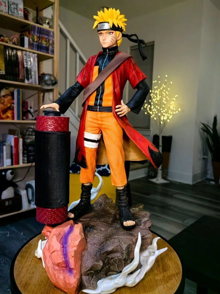 Naruto Uzumaki Figure Sage Mode 42 cm Anime Statue GK 1/6 Scale Matte Finish HQ - Image 4 of 4