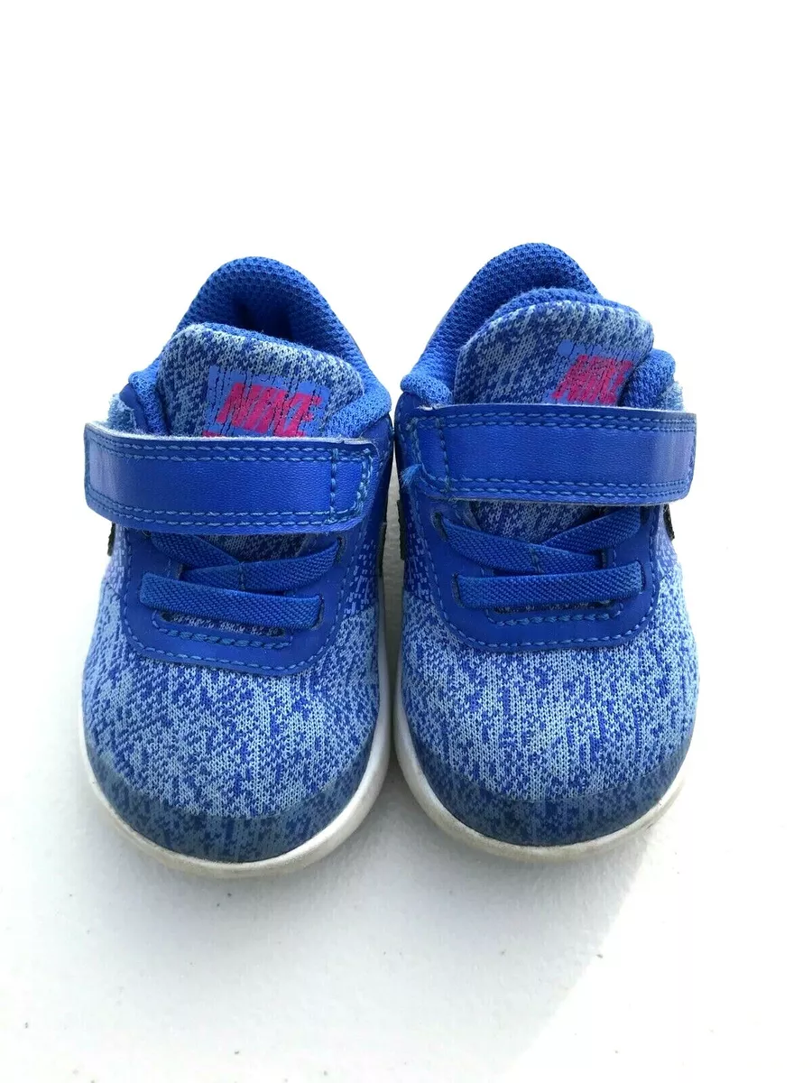 Blue Nike Flax Contact Shoes Baby Boys Girls US 4C EUR 19.5 10cm