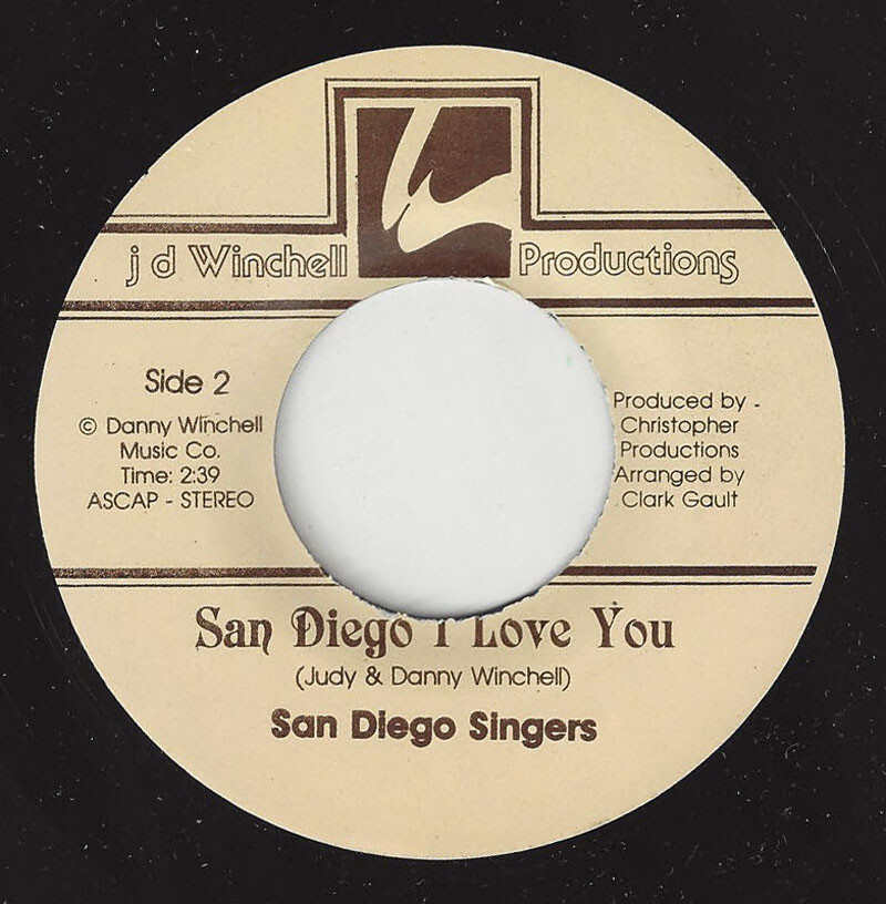 ♫DANNY WINCHELL San Diego, I Love You P/S POP PRIDE SONG 1979 45RPM♫ eBay