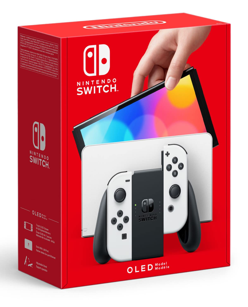 サ*ク様 （A264）HEG-S-KDAA Nintendo Switch ゲー Nintendo Switch OLED Model - 64GB/White (HEGSKAAAA) for sale