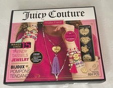 Make It Real Juicy Couture Trendy Tassels Bracelet Making Kit - Kids Jewelry OA