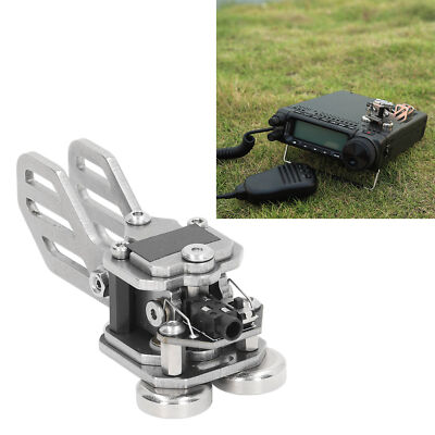 Mini CW Key Double Paddle Telegraph Key Automatische Morse Code Transmitter Key 