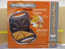 Listing is for:(1)New Proctor Silex Durable Sandwich Maker 25408Y