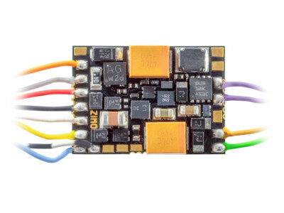 Zimo MS500R - Subminiatur-Sound-Decoder 8-pol Schnittstelle NEM652 an Drähten 0,