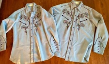 HEE HAW TONY ALAMO OF NASHVILLE WESTERN TOP SHIRT  PROMOTIONAL CAST  CREW 16