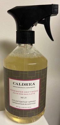 Caldrea Rosewater Driftwood Countertop Spray Surface Cleaner 16 Oz