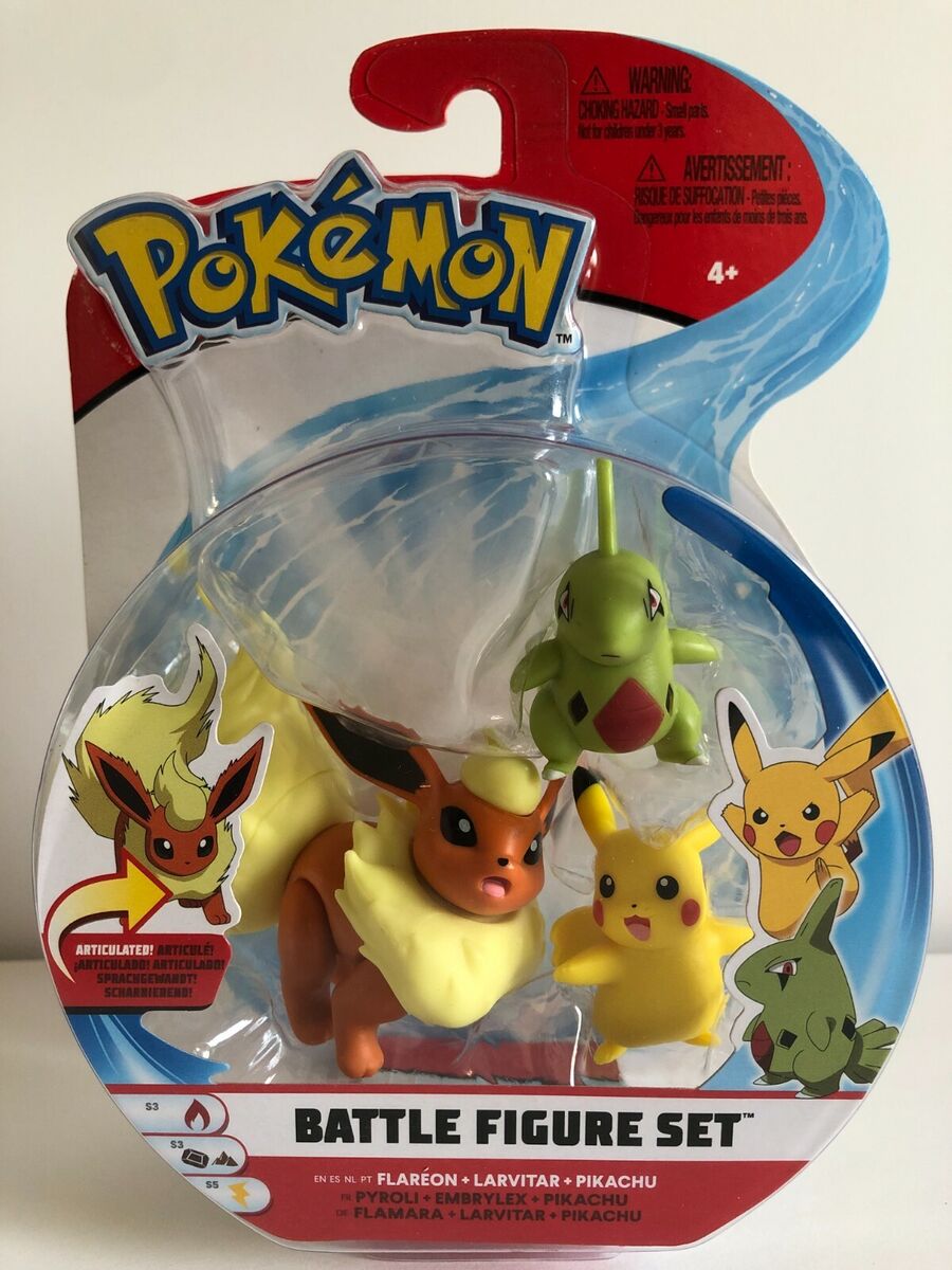 Pack of 16 Pokemon Figures Pikachu Sasha Eevee 