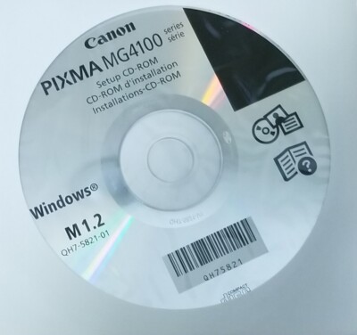 Setup CD-ROM for Canon PIXMA MG4100 Series Printer Software Windows NEW