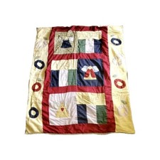 Small Quilt 55" by 48" Live Laugh Love