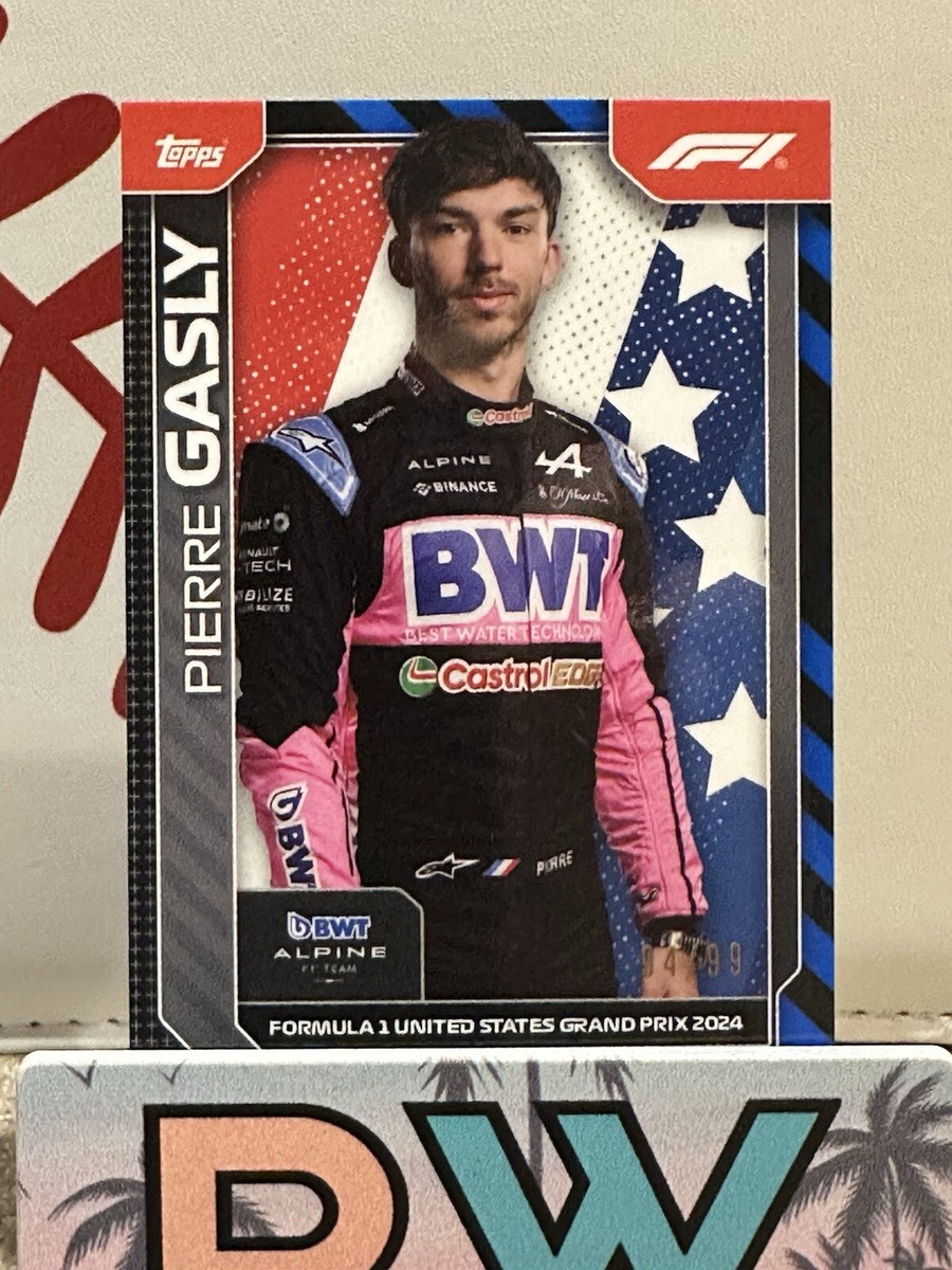 Pierre Gasly Topps Formula 1 F1 Exclusive 2024 USGP Austin