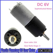 Low Speed CW/CCW 24mm DC3V~9V 0.18A Sophisticated Plastic Planetary Geared Motor