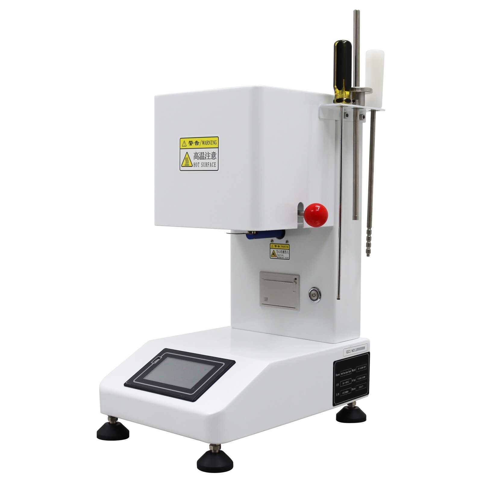 Lab Automatic Melt Index Meter Melt Flow Rate Testing Machine Touch Screen 110V