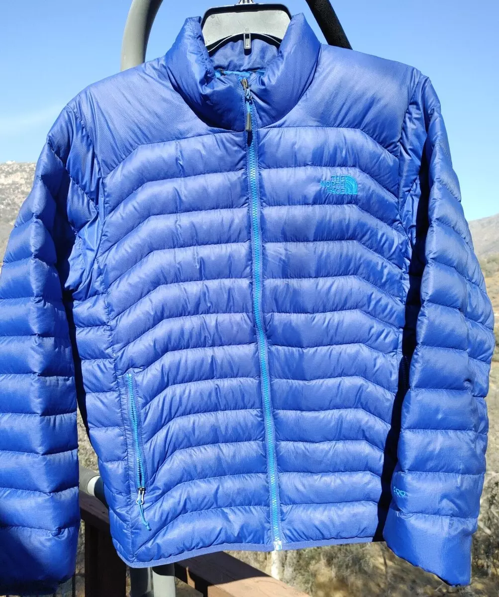 The North Face Thunder down 600 Jacket large blue euc