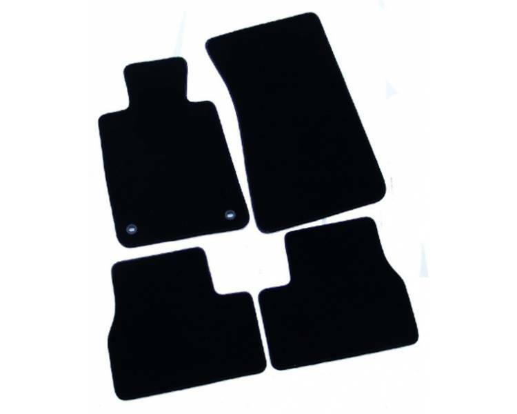 Tapis de sol velours haut de gamme anthracite pour habitacle de BMW E30 Limousine
