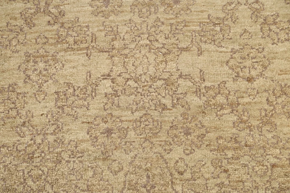Transitional Floral Oushak Area Rug 8x10 Handmade Indoor/ Outdoor Carpet - Image 4 of 4