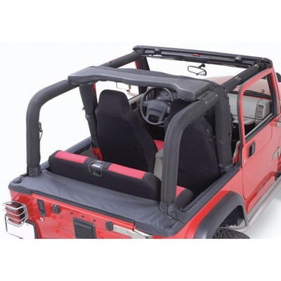 Rugged Ridge Full Roll Bar Cover Kit Fits 92-95 Jeep Wrangler YJ * Black Denim