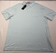 NWT Under Armour Polo Shirt Mens 2XL Blue HeatGear Golf Stretch Pocket NEW