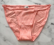 PINK Victoria's Secret String Bikini Panty Apricot Frost S M L XL 2XL