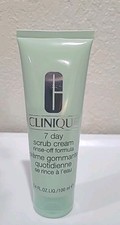 CLINIQUE- 7 day Scrub Cream Rinse - Off Formula 3.4 oz / 100 ml - AUTHENTIC