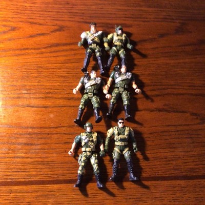 VTG Chap Mei Military Soldiers Special Forces 4'' Action Figures Lot of 6  