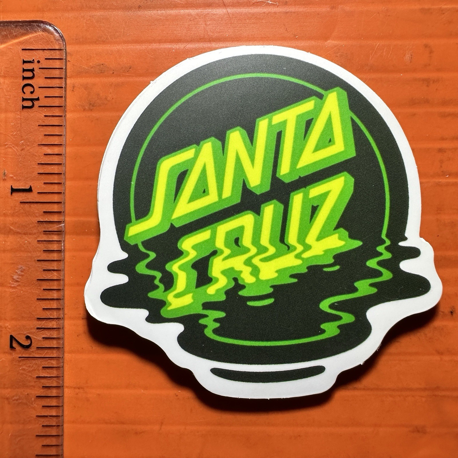 Santa Cruz Skateboards Surfboards Moon Sun Art Original Skateboarding STICKER
