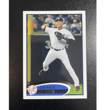 2012 Topps #30 Derek Jeter New York Yankees HOF Base Card - Near Mint NM