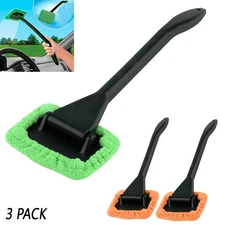 3 Pack Windshield Car Window Microfiber Cleaning Tools Auto Glass Wiper