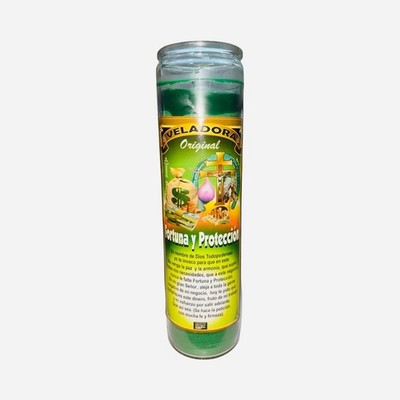 Fortuna y Proteccion Veladora Para la Prosperidad, Dinero y Suerte en el Negocio