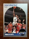 1990-91 NBA Hoops Sam Vincent #223, Michael Jordan Wearing #12, Magic Bulls Card