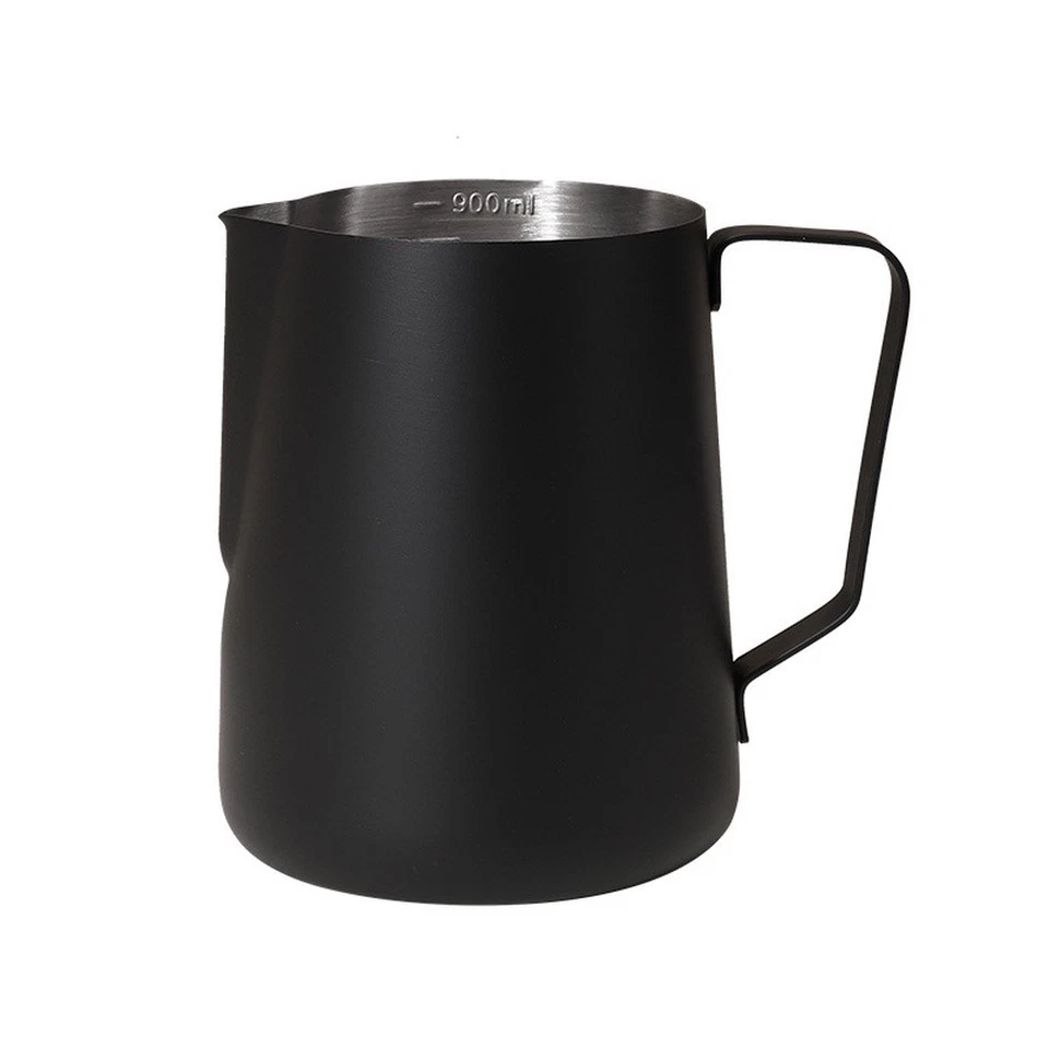 Stainless Steel Milk Frothing Pitcher 350ml 600ml 900ml with Measurement Scale - Image 2 of 4