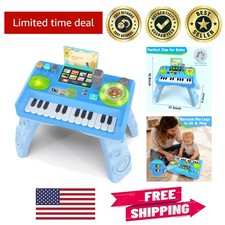 Toddler Music Activity Table with Recording Function - Ideal for First Birthday