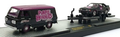 Castline M2 Machines Maßstab 1:64 R56 - 1965 Ford Econoline Van & 1988 Mustang GT
