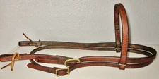 COWPERSON TACK-Dennis Moreland Ranch Cow Trail Horse-Western  Browband Headstall