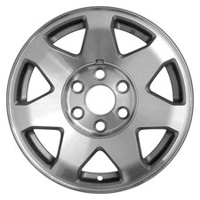 For Cadillac Escalade 02-06 Alloy Factory Wheel 7 I-spoke Silver 17x7.5 Alloy For Cadillac Escalade 02-06 Alloy Factory Wheel 7 I-spoke Silver 17x7.5 Alloy