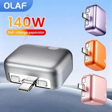Type-C 140W Auto Disconnect Charger Adapter, Fast Charging Separator Auto Cut UK