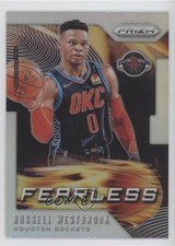 2019-20 Panini Prizm Fearless Silver Prizm Russell Westbrook #4 06vc