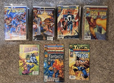 1998 Marvel Heroes Return Era - Lot Of 121 Comics  Avengers Iron Man Cap Thor FF