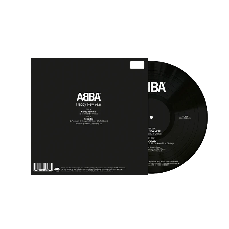 ABBA | Happy New Year 2026 | PRESALE Collector’s Numbered Zoetrope 7" Single - Image 2 of 2