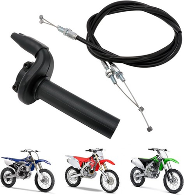 #ad Dirt Bike Throttle Assembly with Cable Motorcycle Push Pull... $37.35