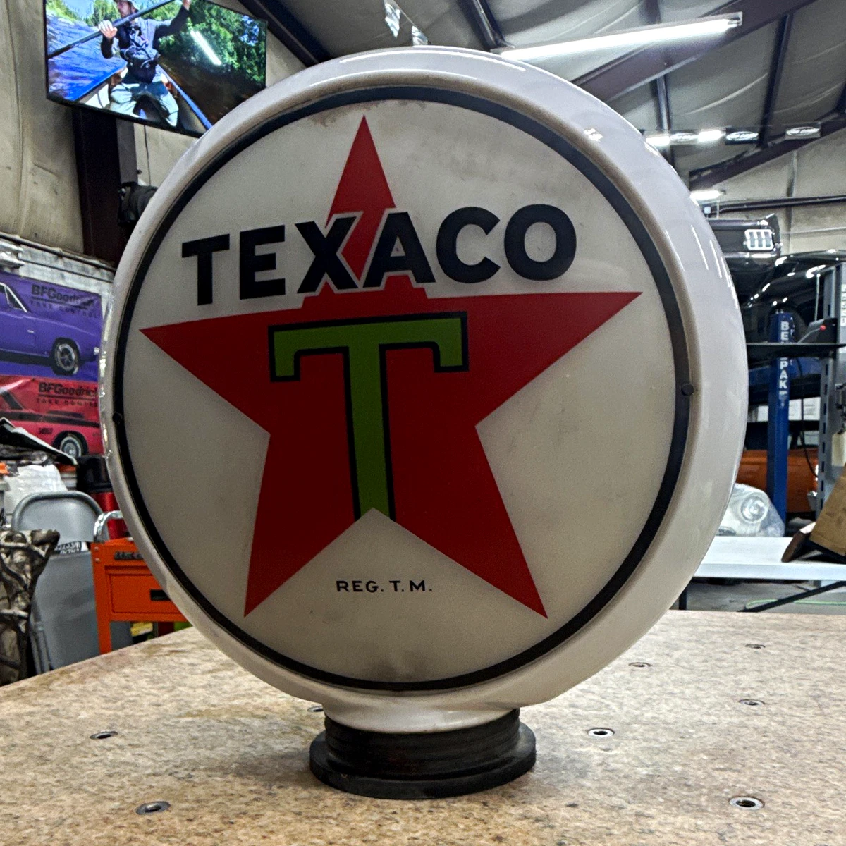 Gasoline Globe In Collectible Gas & Oil Advertising Signs for sale