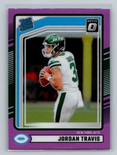Jordan Travis 2024 Donruss - Optic Rated Rookies Preview Pink #349 New York Jets