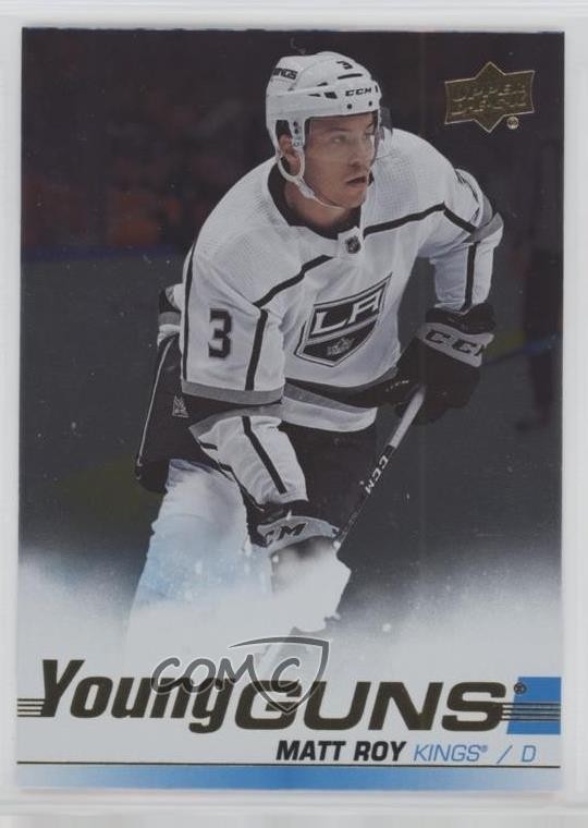 2019-20 Upper Deck Young Guns Silver Foil Matt Roy #235 Rookie RC b8c