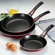 Tramontina 80149/563DS EveryDay Non-Stick Fry Pans Set - Red