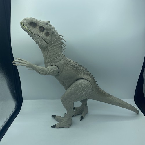 Mattel Jurassic World Destroy 'N Devour Indominus Rex retirado probado y funcionando