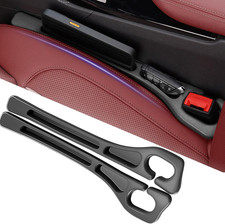 Car Seat Gap Filler Organizer Universal Suv Truck Accessories With Storage Black