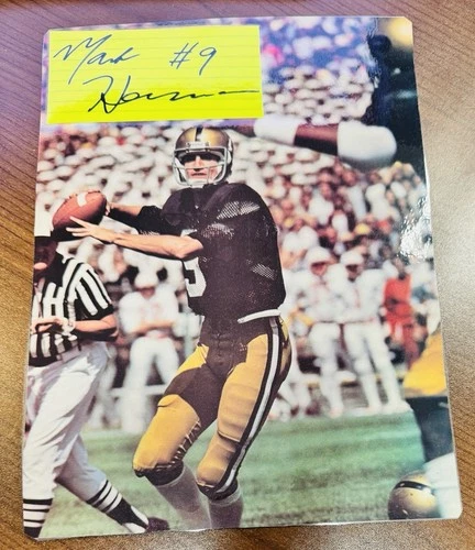Signed Mark Herrmann 8X10 Sport Magazine Page (Laminated) Autograph