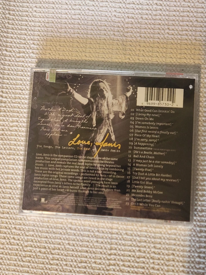 JANIS JOPLIN - Love Janis (CD) 2001 Sony New Sealed * Free Shipping * Foto 2 de 3