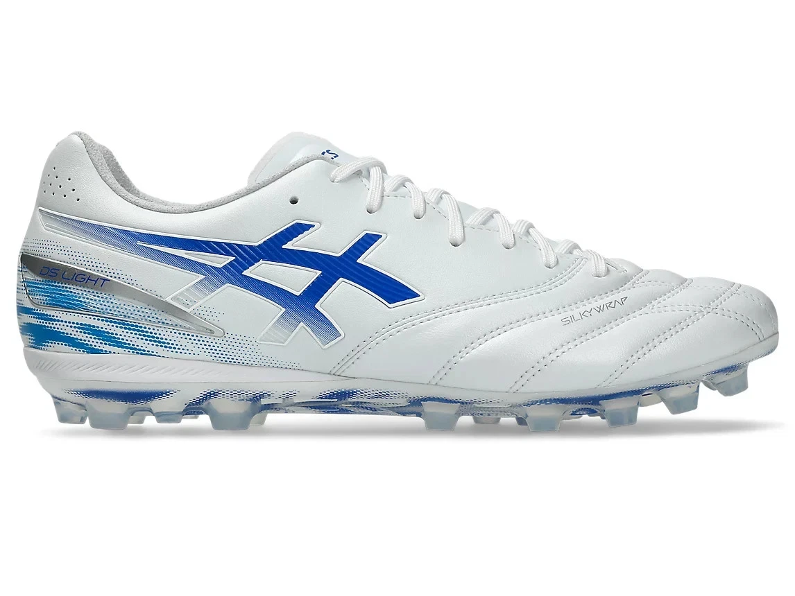 Asics DS Light AG White Blue for sale | eBay