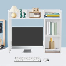 Modern Desk Bookshelf Organizer PVC Desktop Bookshelf For Computer/Book/Magazine
